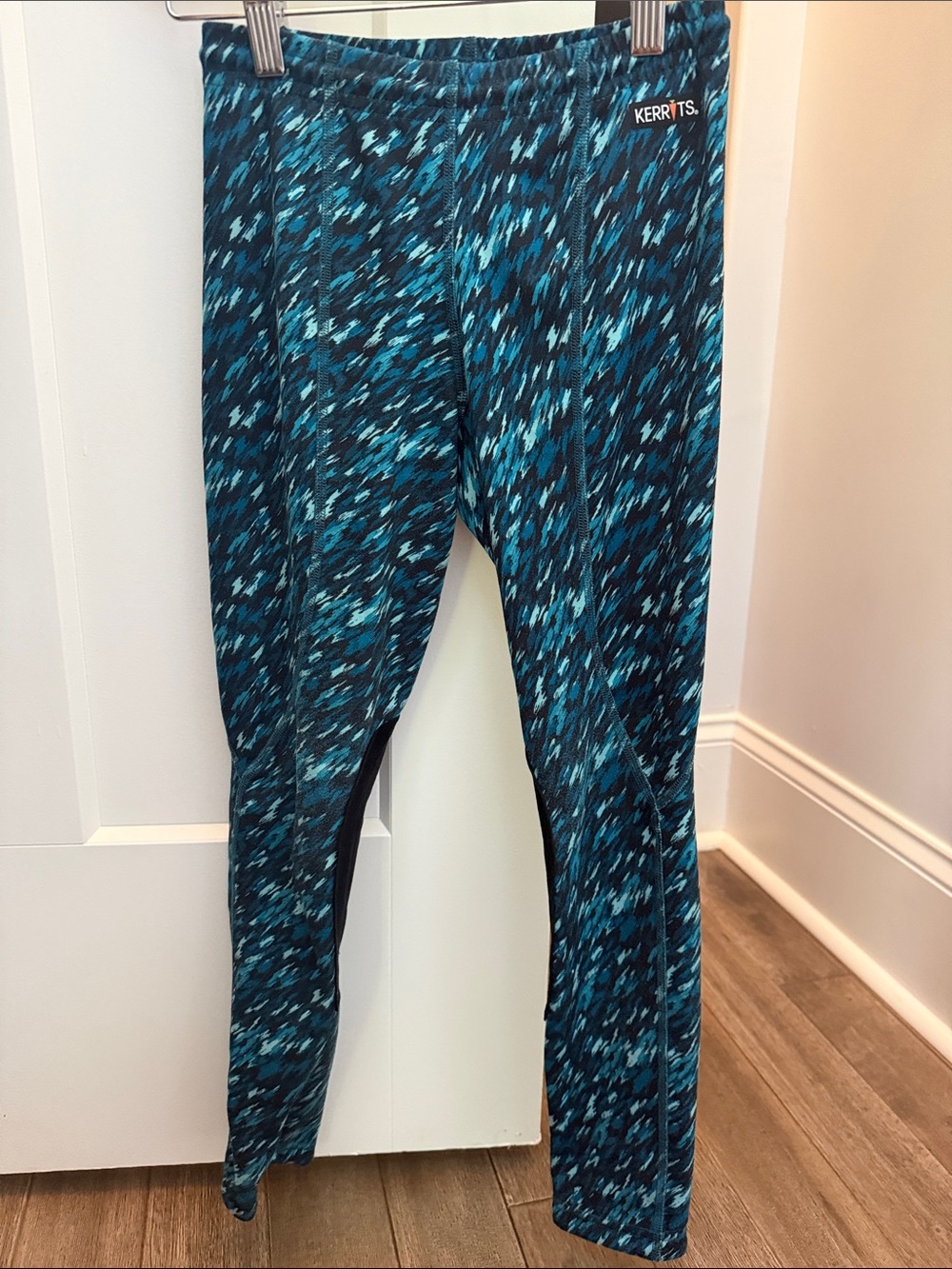 Kerrits Girls' Teal & Navy Patterned Leggings